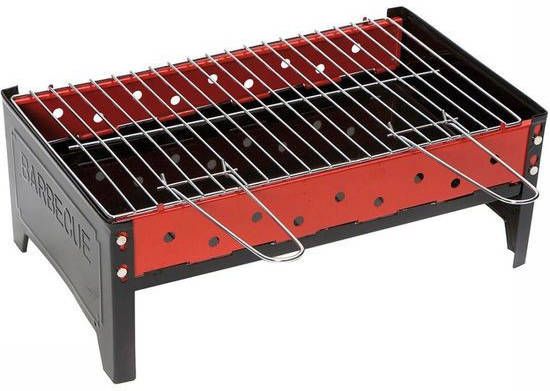 Camp Gear Houtskool barbecue 44x25x16 cm roestvrij staal 8108357