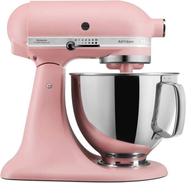 KitchenAid Artisan mixer keukenrobot 4, 8 liter 5KSM175PSEDR Poeder Roze