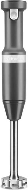 KitchenAid Draadloze staafmixer 5 delig 5KHBBV53 Charcoal grey