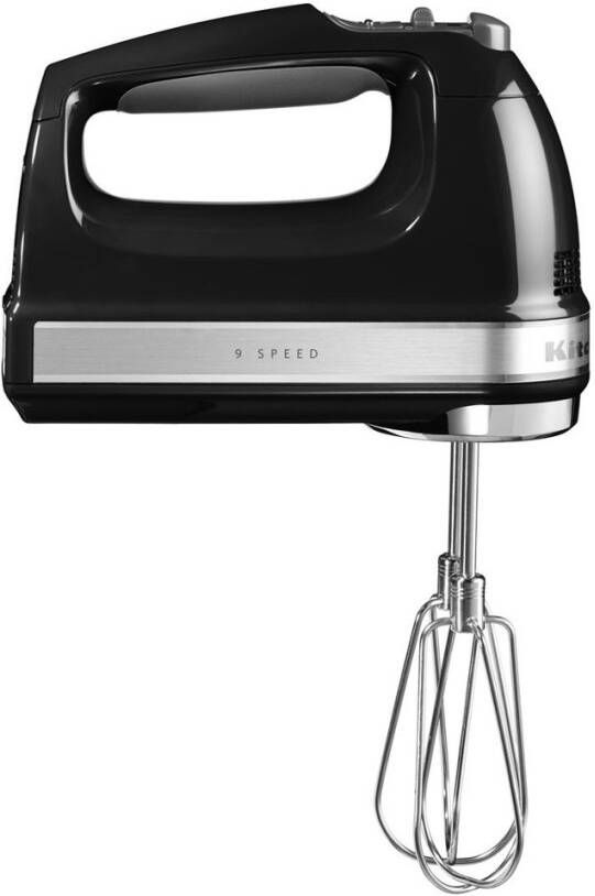 KitchenAid Handmixer, 5KHM9212EOB onyx zwart 9 niveaus