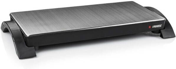 Princess Warmhoudplaat draadloos 1000 W zilverkleurig 312295