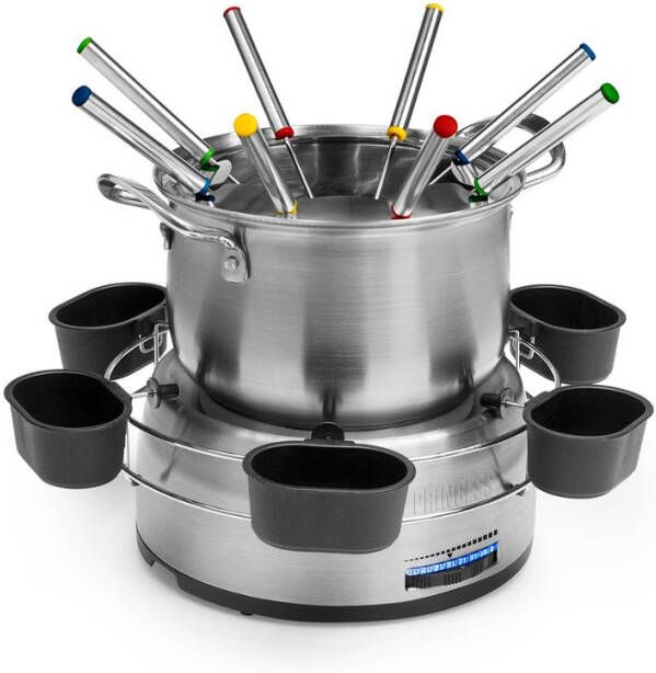 Princess 172680 Family Fondueset Inhoud 1.2 Liter Inclusief Sausbakjes