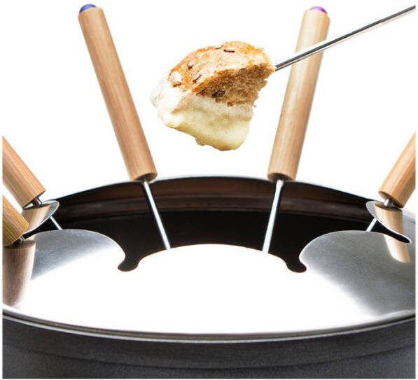 Princess Fondue Pure 173025 Elektrische Fonduepan 8 Fonduevorkjes