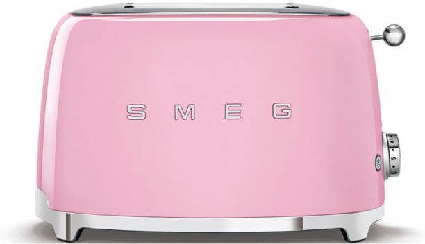 Smeg TSF01PKEU 50's style broodrooster 2X2 geschikt voor twee...