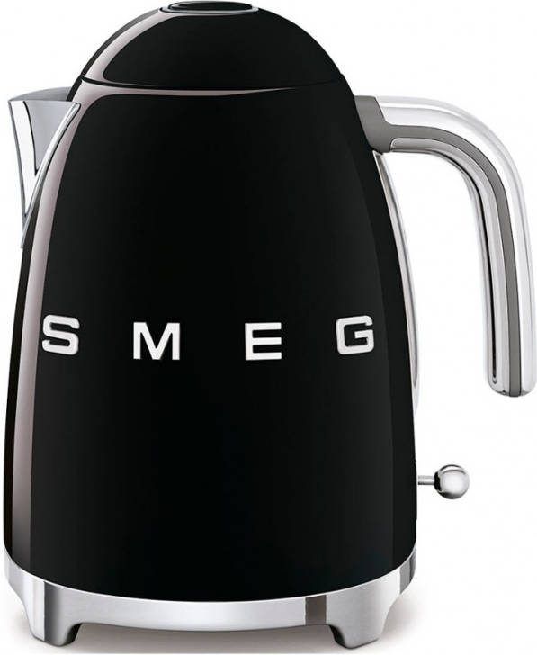 SMEG KLF03BLEU retro 50&apos, s style waterkoker, zwart