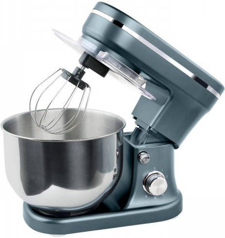 BluMill Keukenmixer 1200w 6 Snelheden 5l Metallic Blauw
