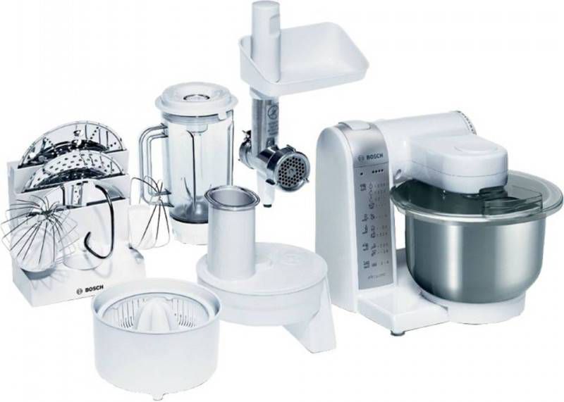 Bosch MUM4880 Keukenmachine Wit/Zilver