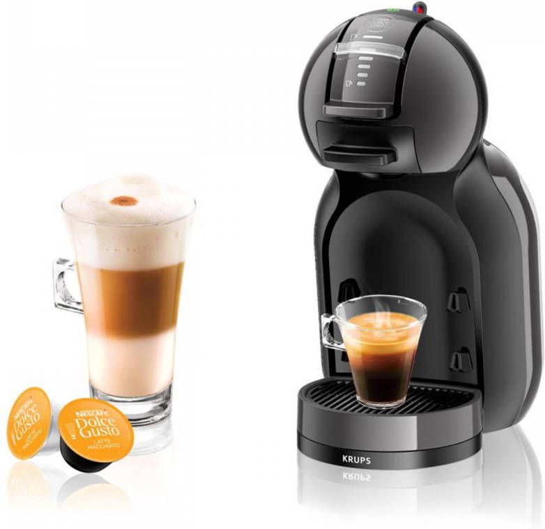 Nescafé Dolce Gusto Mini Me KP1208 Koffiezetapparaten Antraciet / Zwart