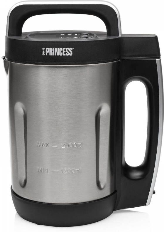 Princess 214002 Soepmaker Family Xl 2l Inhoud Rvs Behuizing 6 Voorgeprogrammeerde Instellingen