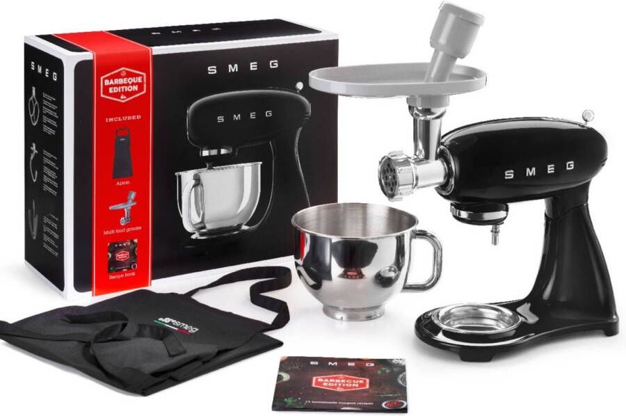 Smeg Keukenmachine Bbq Edition 800 W Zwart 4.8 Liter Smf23bleu
