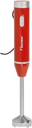 Bestron Staafmixer met opbergbox 400 W rood AHB400R
