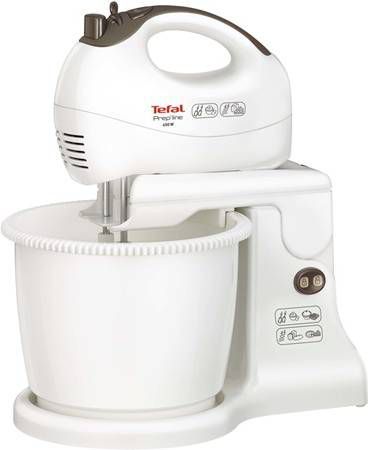 Tefal HT4121 Wit Handmixer Mengkom