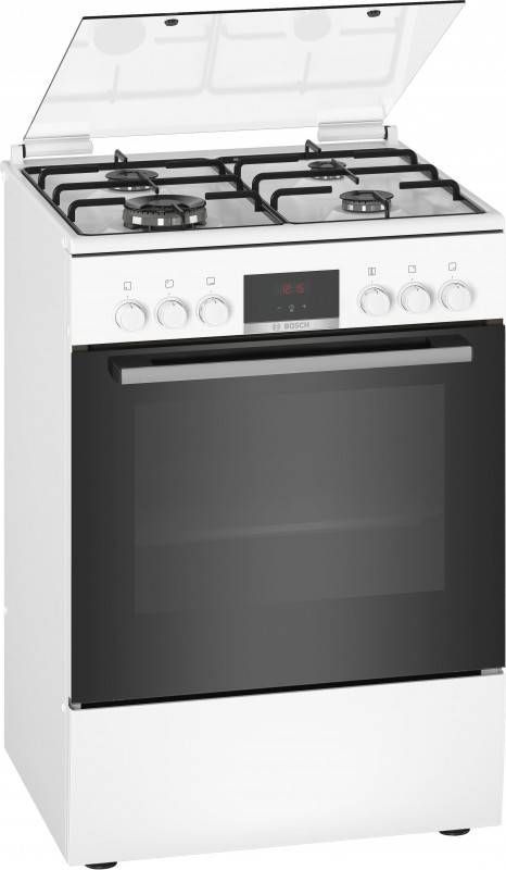 Bosch Serie 4 HXN391H20N Gas-elektrische fornuizen Wit