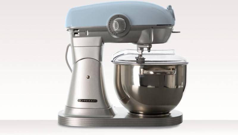 Schneider SCFP57BL Retro Keukenmachine Light Blue