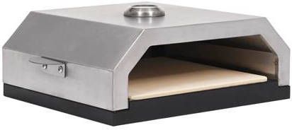 vidaXL Pizzaoven met keramische steen voor gas -/houtskoolbarbecue
