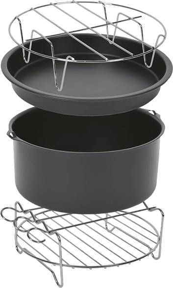 Tefal Keukenmachine accessoireset XA1120 voor heteluchtfriteuse Easy Fry XL(set, 4 delig )