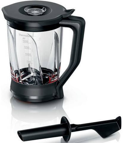 BOSCH Mix opzet MUZ9MX2 van glas, geschikt voor keukenmachines mum9….