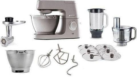 Kenwood Keukenmachine Chef Elite KVC5401S 3 delig patisserieset pro, inclusief gratis toebehoren met een totale waarde van