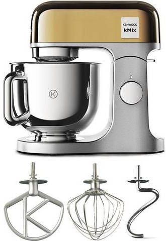 Kenwood Keukenmachine KMX760YG kMix Premium Edition Gold met 3 delige patisserieset