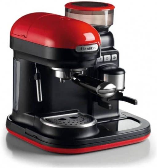 Ariete Moderna Espresso Machine met Geïntegreerde Koffiemolen