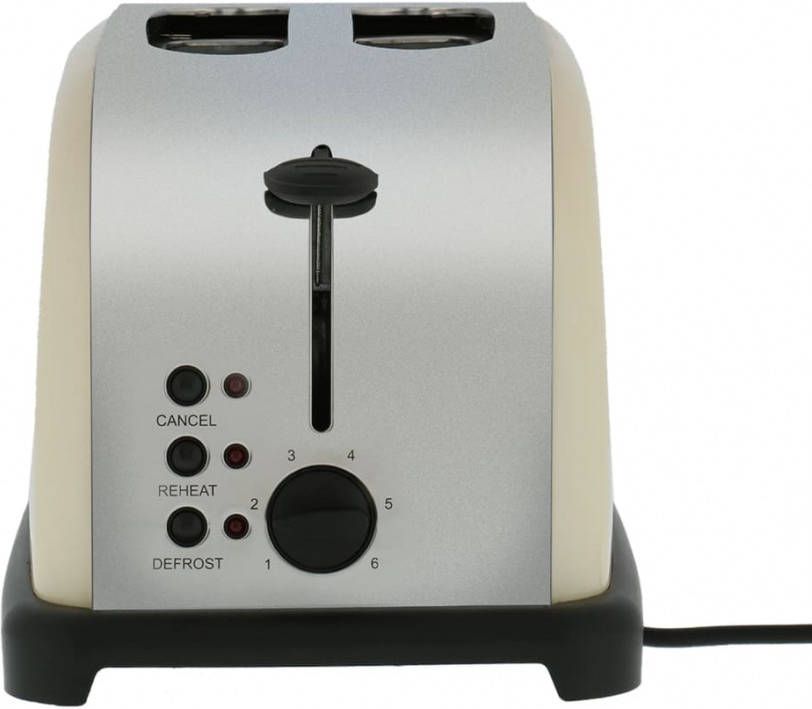 Mestic Broodrooster MBR 80 retro 920 W cr&#xE8, mekleurig en zwart