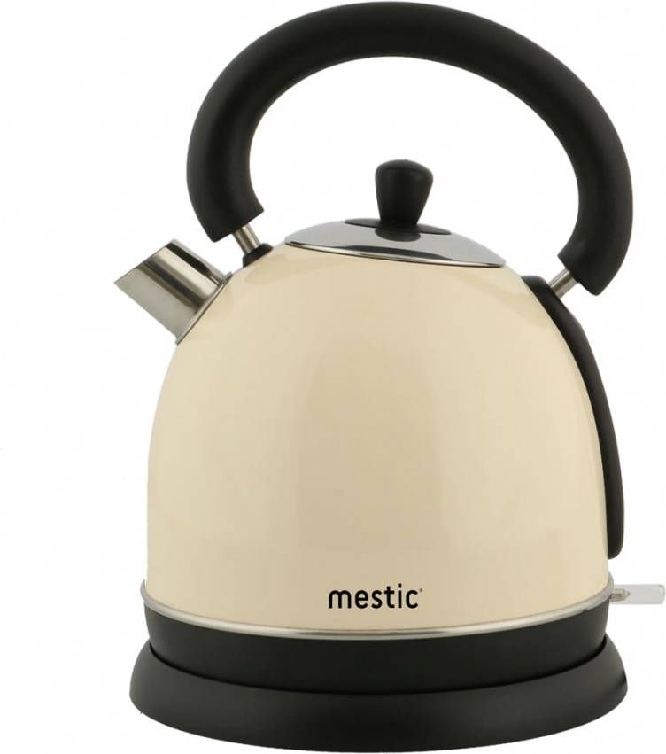 Mestic Waterkoker MWC 180 retro 1, 8 L cr&#xE8, mekleurig en zwart